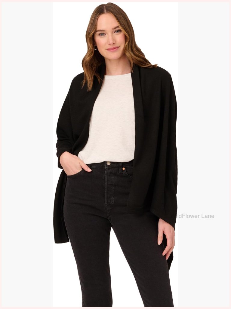 Classic S'hug Shrug Cardigan With Tunnel Sleeves - Cashmere Blend